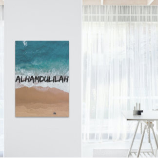 Alhamdulilah Beach Accueil Poster