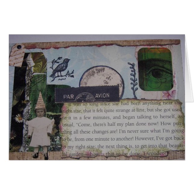 Alice à la réception en plein air du pays des (Devant horizontal)