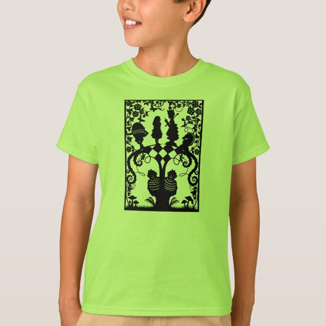 Alice à travers le T-Shirt en verre (Devant)