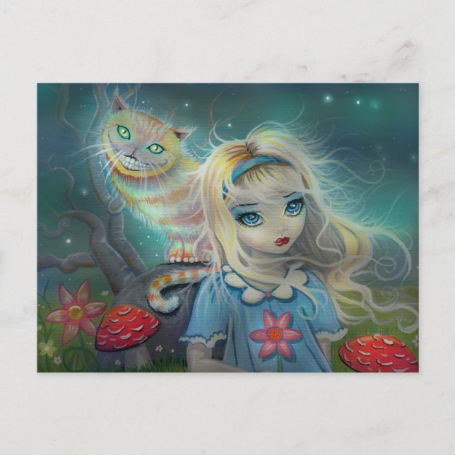 Alice au pays des merveilles Carte postale (Devant)