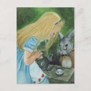 Alice au pays des merveilles Carte postale