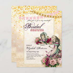 Alice au pays des merveilles Fête des mariées Invi