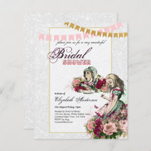 Alice au pays des merveilles Fête des mariées Invi