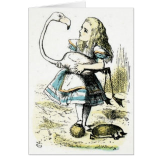 Alice au pays des merveilles : Flamant rose