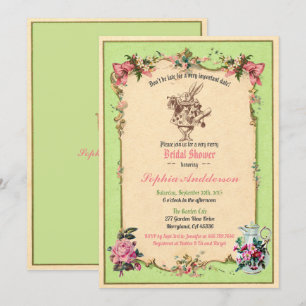 Alice au pays des merveilles invitation à la douch