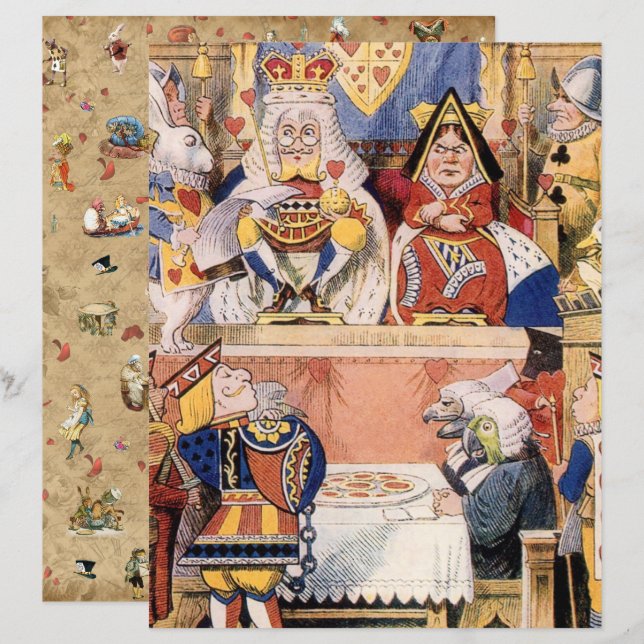 Alice au pays des merveilles, Knave of Heart Scrap (Devant / Derrière)