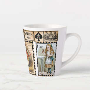 Alice Au Pays Des Merveilles Latte Mug