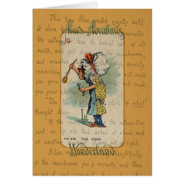 Alice au pays des merveilles : Le cuisinier (Devant)