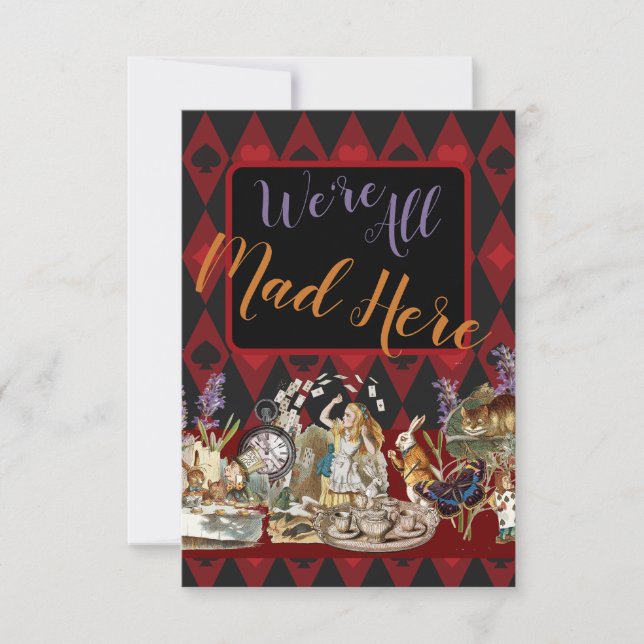 Alice au pays des merveilles Mad Cheshire Chat (Devant)