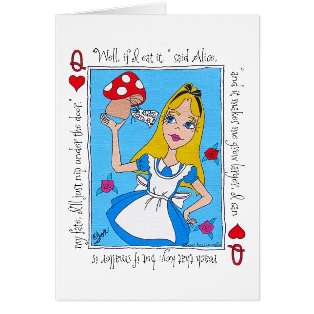 Alice au pays des merveilles, Mange-moi ! (Devant)