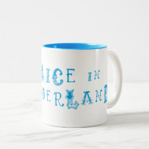 Alice Au Pays Des Merveilles Mug Deux Tons