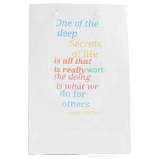 Alice au pays des merveilles sac cadeau à thème