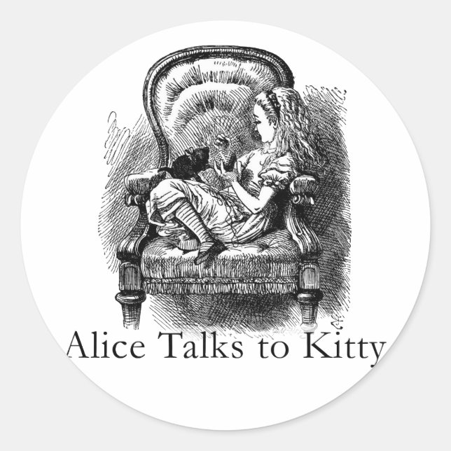 Alice au pays des merveilles Stickers Art en 2 tai (Devant)