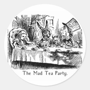 Alice au pays des merveilles Stickers Art en 2 tai