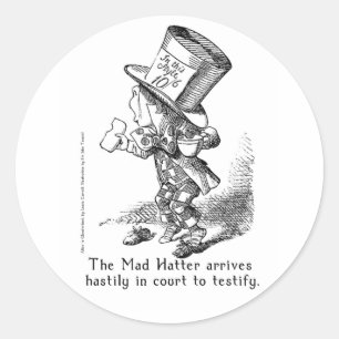 Alice au pays des merveilles Stickers Art en 2 tai