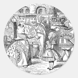 Alice au pays des merveilles Stickers Art en 2 tai