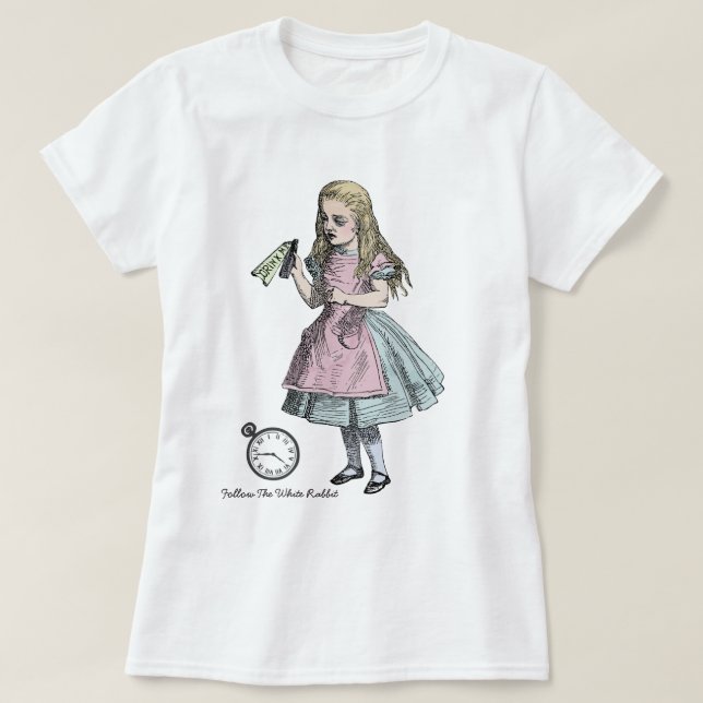 Alice au pays des merveilles T-shirt (Design devant)