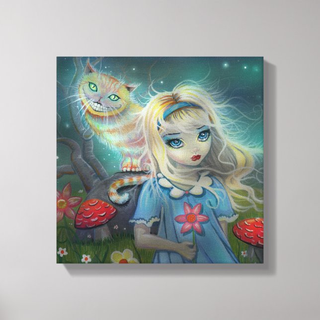 Alice au Pays des Merveilles Toile Imprimée (Recto)