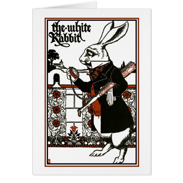 Alice au pays des merveilles ; Un jeu. Le lapin (Devant)
