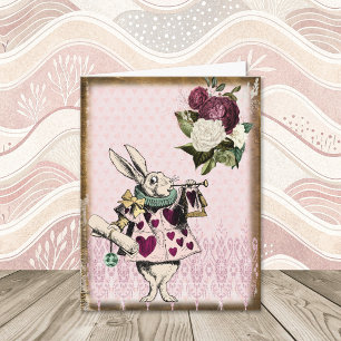 Alice au pays des merveilles vintage Lapin Blanc