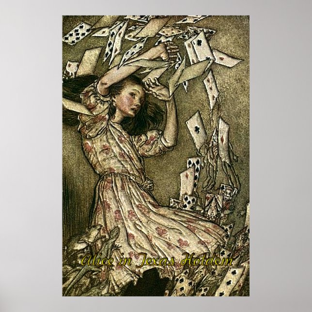 Alice au Texas Poster de Poker Holdem (Devant)