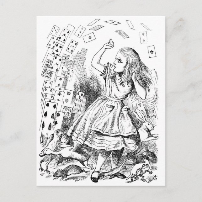 Alice avec cartes (Devant)