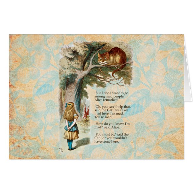 Alice Aventures au Pays des Merveilles Chat de Che (Devant horizontal)