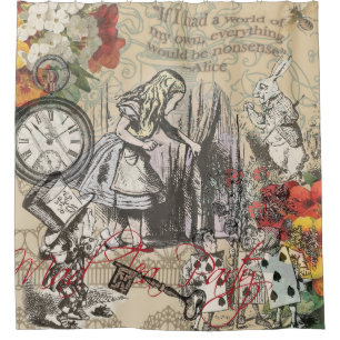 Alice Aventures au Pays des Merveilles Rideau Clas