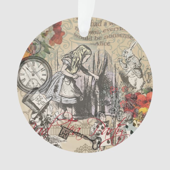 Alice Aventures Merveilleterre Rideau Classique Ar (devant)