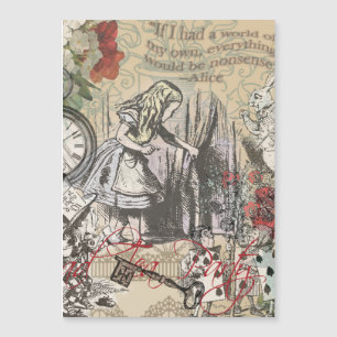 Alice Aventures Merveilleterre Rideau Classique Ar