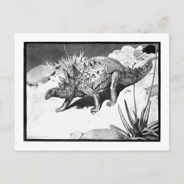 Alice B. Woodward : Carte postale de Polacanthus (Devant)