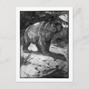 Alice B. Woodward : Carte postale Diprotodon art