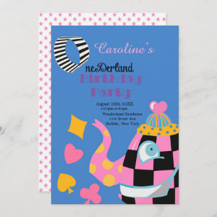 Alice Bleue Rose Au Pays des Merveilles 1er. Fête