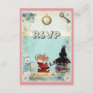 Alice & Cheshire Chat RSVP Apportez un Baby shower