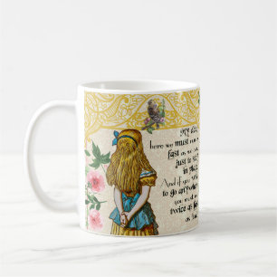 Alice dans la tasse de cadeau de guillemets du