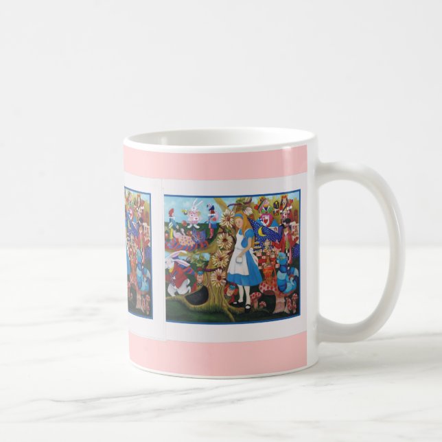 Alice dans la tasse du pays des merveilles (Droite)