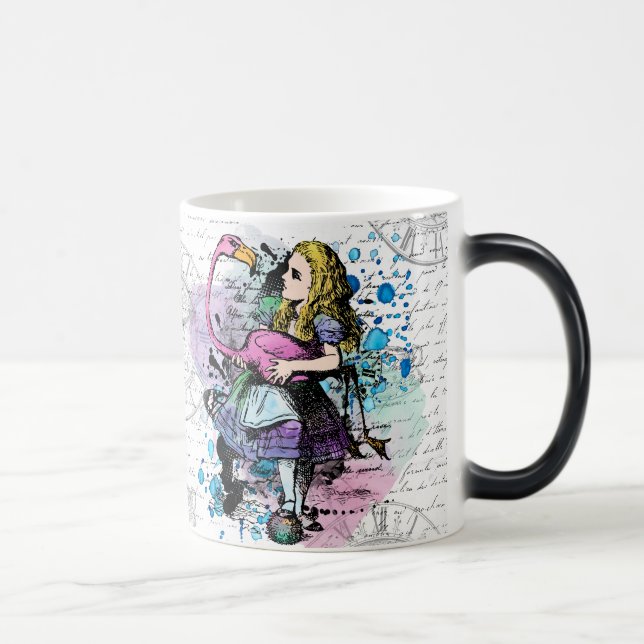 Alice dans la tasse morphing du pays des (Droite)