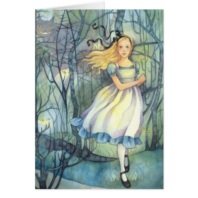 Alice dans le bois de Tulgey - carte du pays des (Devant)