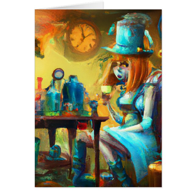 Alice dans le laboratoire d'alchimie (Devant)