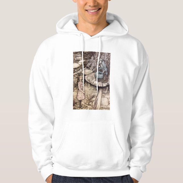 Alice dans le sweat - shirt à capuche de (Devant)