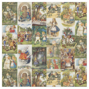 Alice dans le tissu du pays des merveilles