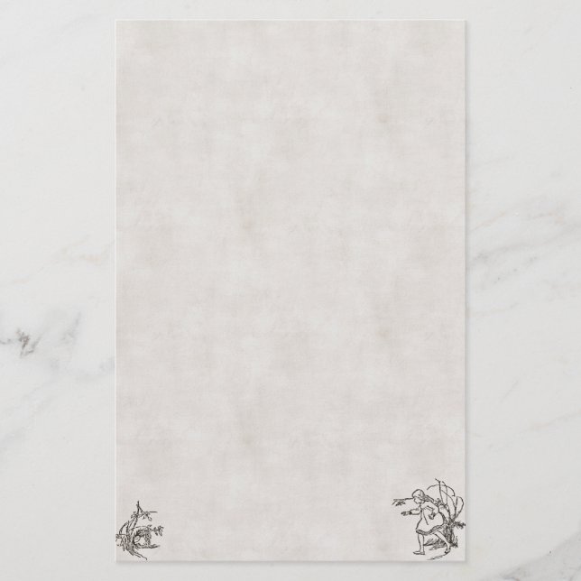 Alice en bas de la papeterie de terrier de lapin (Devant)