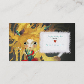 Alice en Carte de visite du pays des merveilles