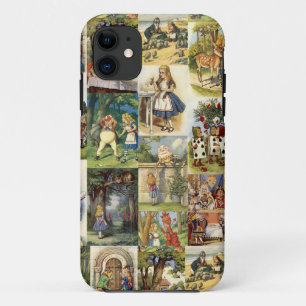 Alice en collage de coque iphone du pays des