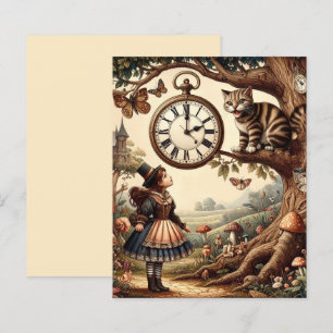 Alice et Chat du Cheshire : Fantaisie Merveilleuse