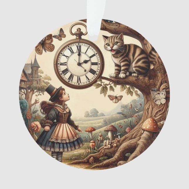 Alice et Chat du Cheshire : Fantaisie merveilleuse (devant)