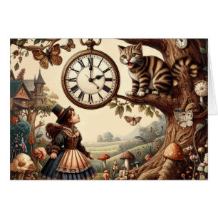 Alice et Chat du Cheshire : Fantaisie Merveilleuse