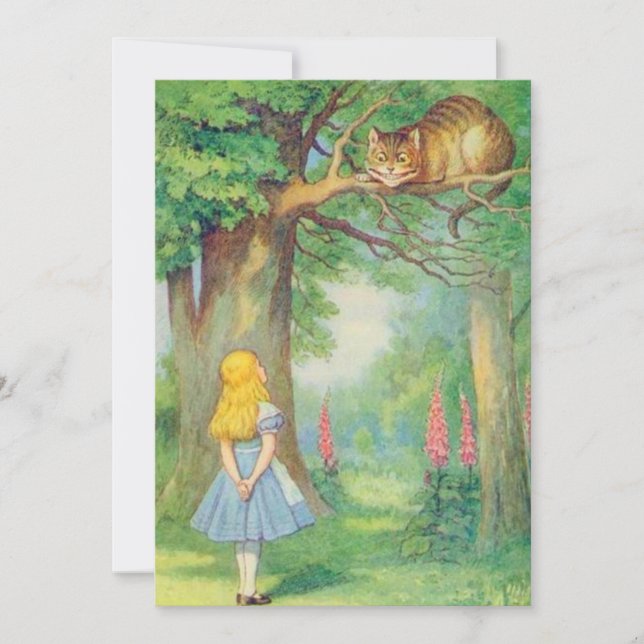 Alice et Cheshire Chat Couleur complète (Devant)