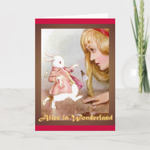 Alice et la carte lapin blanc
