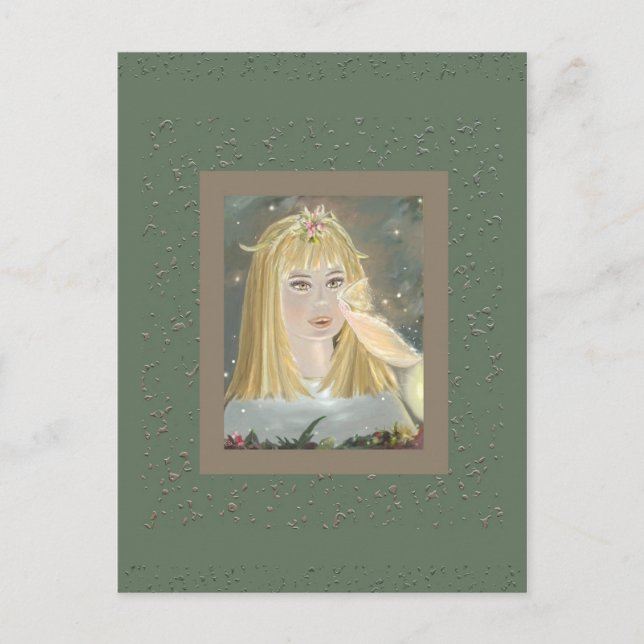 Alice et la fée Rosebush, carte postale (Devant)